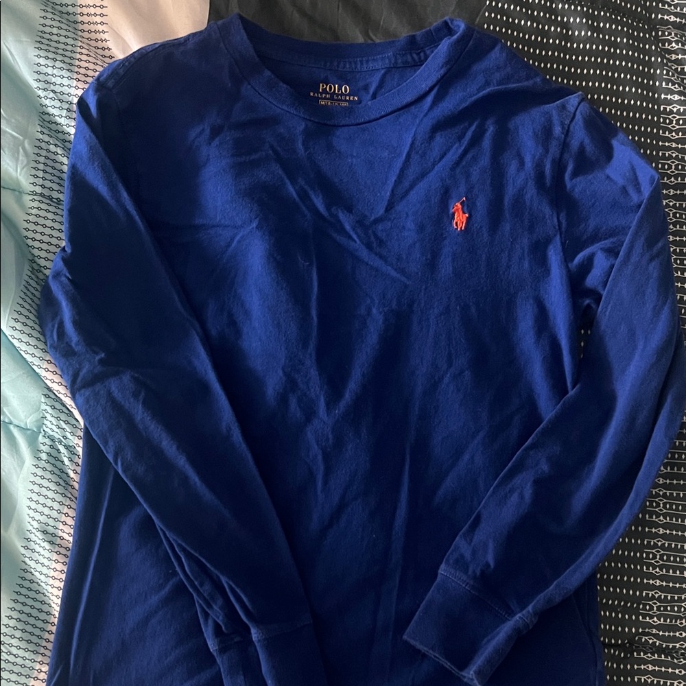 Polo by Ralph Lauren Blue Long Sleeve Tee